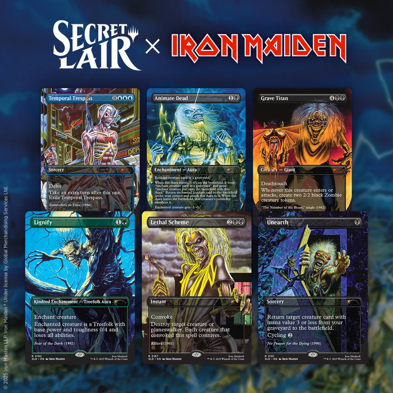 Secret Lair - Iron Maiden - Album Art