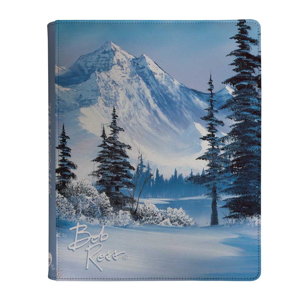 Ultra Pro - Bob Ross - Premium Zippered 9-Pocket Pro-Binder - Winter Paradise