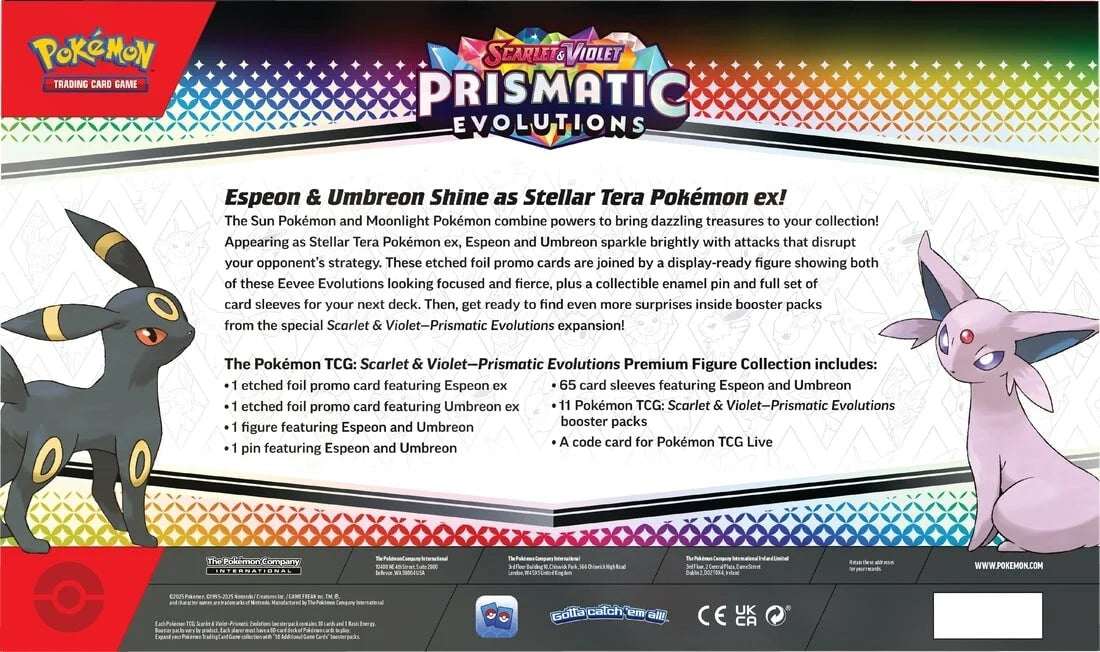 Pokémon - Prismatic Evolutions - SV8.5 - Espeon & Umbreon Premium Figure Collection