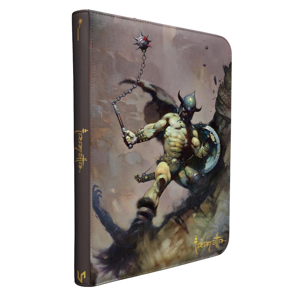 Ultra Pro - Frank Frazetta - Warrior with Ball and Chain - Premium Zippered 9-Pocket Pro-Binder