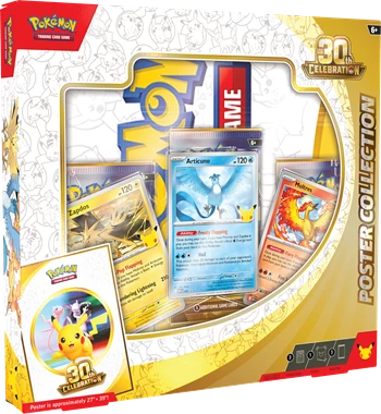 Pokémon - 30th - 30th Celebration - Zapdos & Articuno & Moltres - Poster Collection