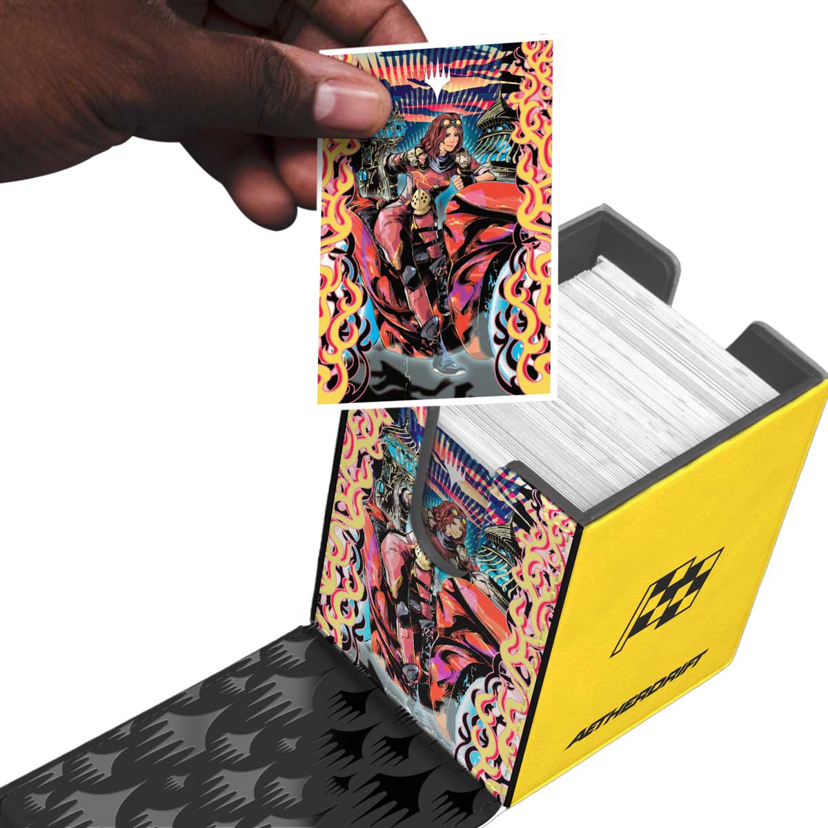 Ultra Pro - Aetherdrift - Alcove Flip Deck Box - Chandra, Spark Hunter