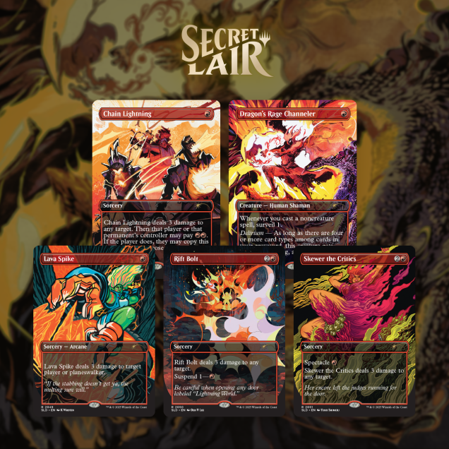 Secret Lair - Ultimate Pencil Superdrop - EVERYTHING IS ON FIRE