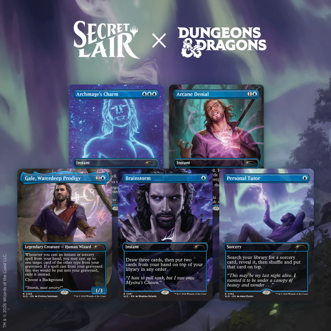 Secret Lair - Dungeons & Dragons - Roll for Initiative Superdrop - Gale's Ambition