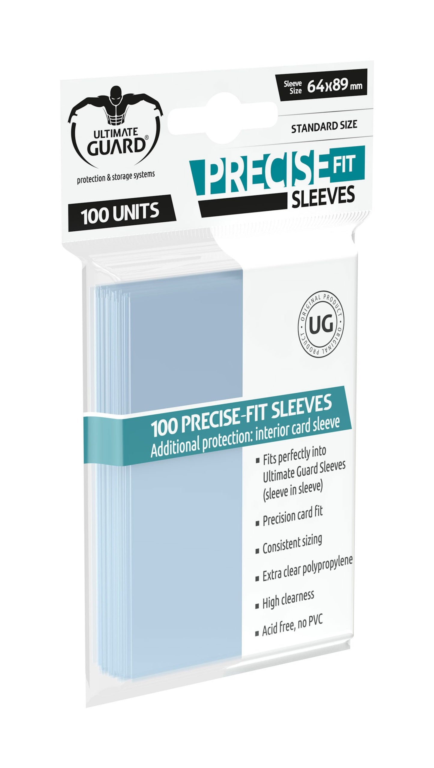 Ultimate Guard - Standard Size Sleeves - Precise-Fit Toploading (100)