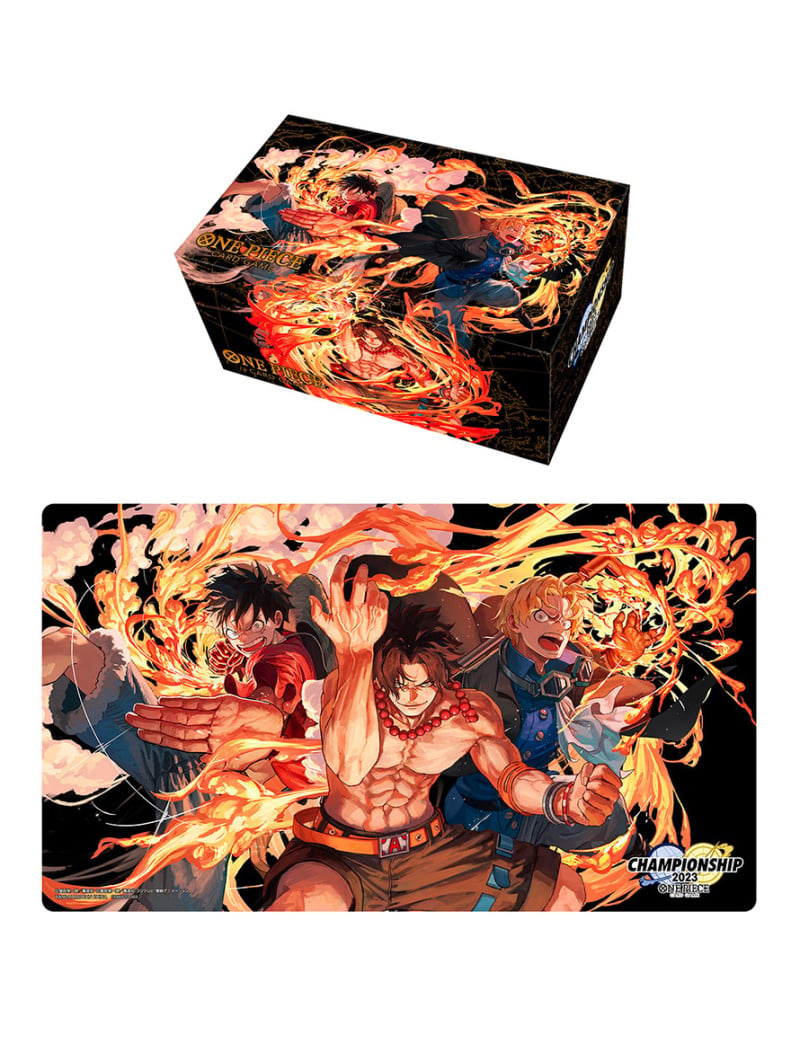 one piece card game playmat and storage box set One Piece - Playmat and Storage Box Set