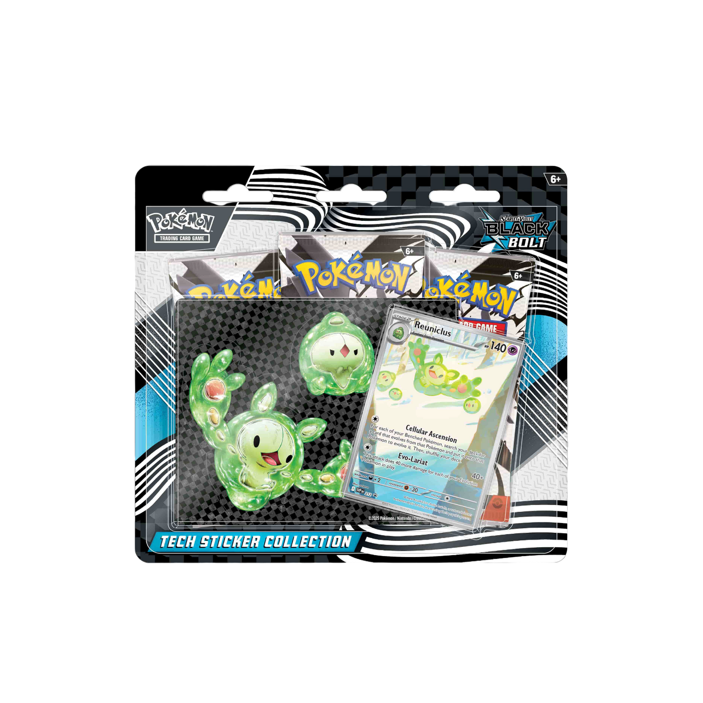 Pokémon - Black Bolt & White Flare - SV10.5 - Tech Sticker Collection