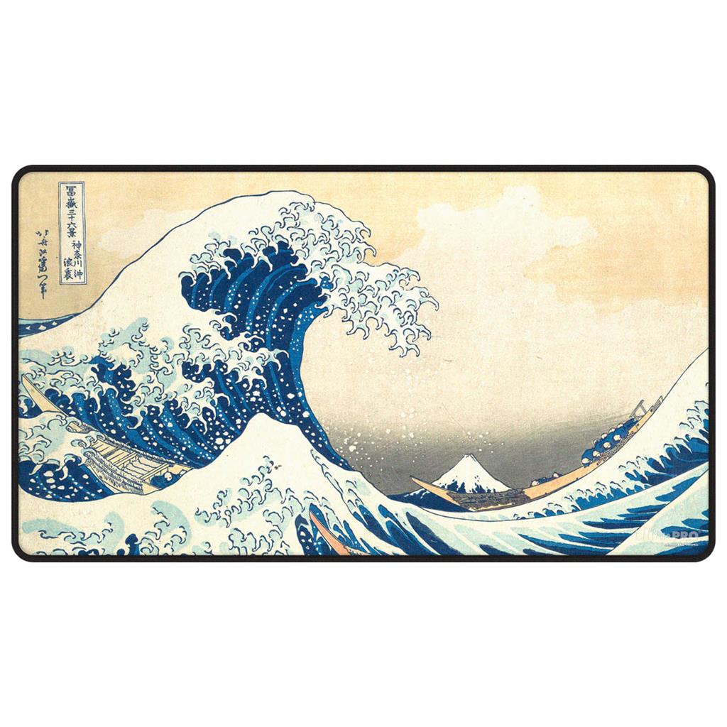 Ultra Pro - The Great Wave off Kanagawa - Black Stiched Playmat