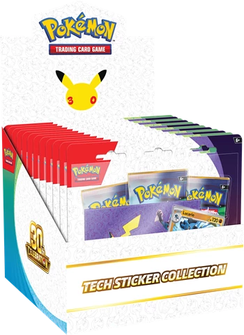 Pokémon - 30th - 30th Celebration - Tech Sticker Collection