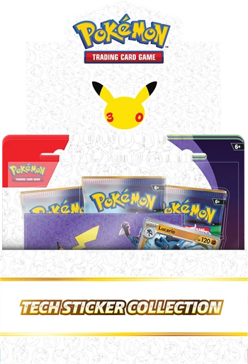 Pokémon - 30th - 30th Celebration - Tech Sticker Collection