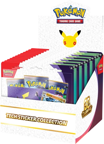 Pokémon - 30th - 30th Celebration - Tech Sticker Collection