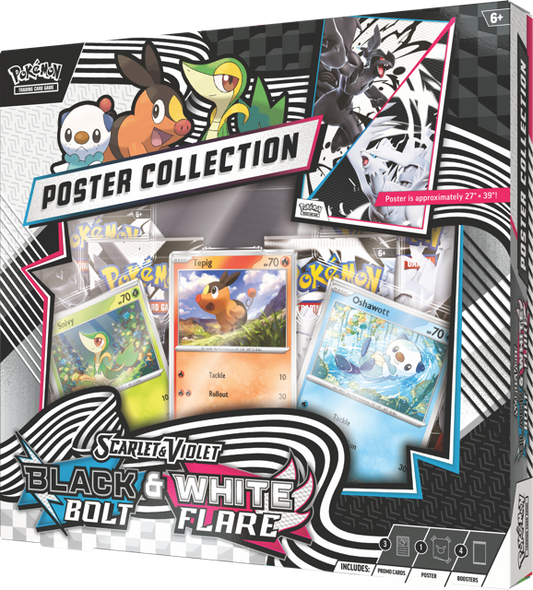 Pokémon - SV10.5 - Scarlet & Violet - Black Bolt & White Flare - Unova Poster Collection