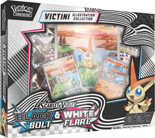 Pokémon - SV10.5 - Scarlet & Violet - Black Bolt & White Flare - Unova Victini Illustration Collection