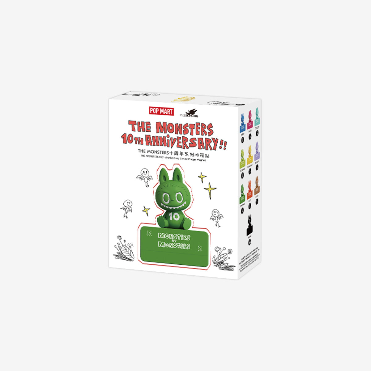 Pop Mart - The Monsters - 10th Anniversary Series Fridge Magnet