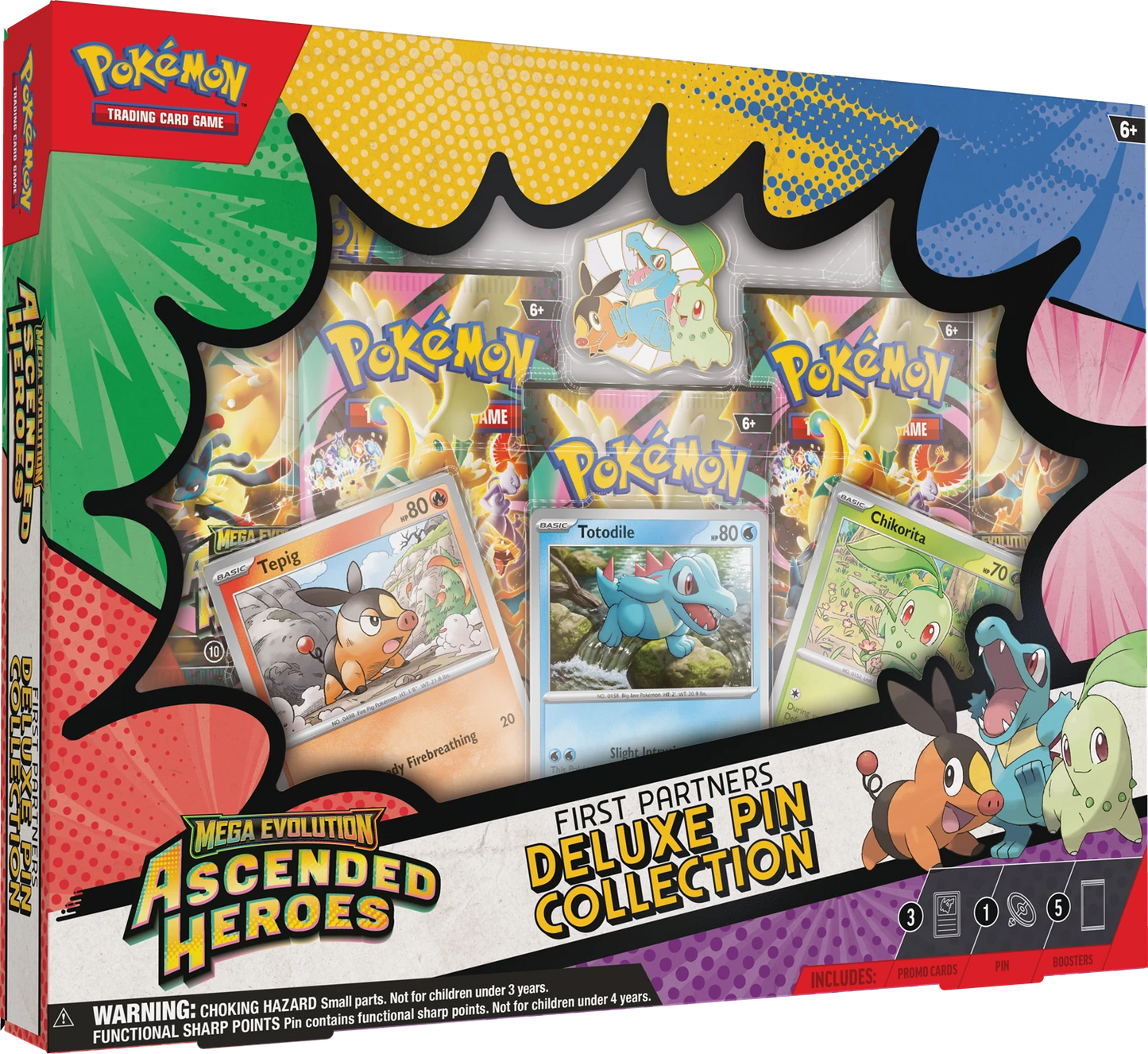 Pokémon - ME02.5 - Mega Evolution - Ascended Heroes - First Partners Deluxe Pin Collection