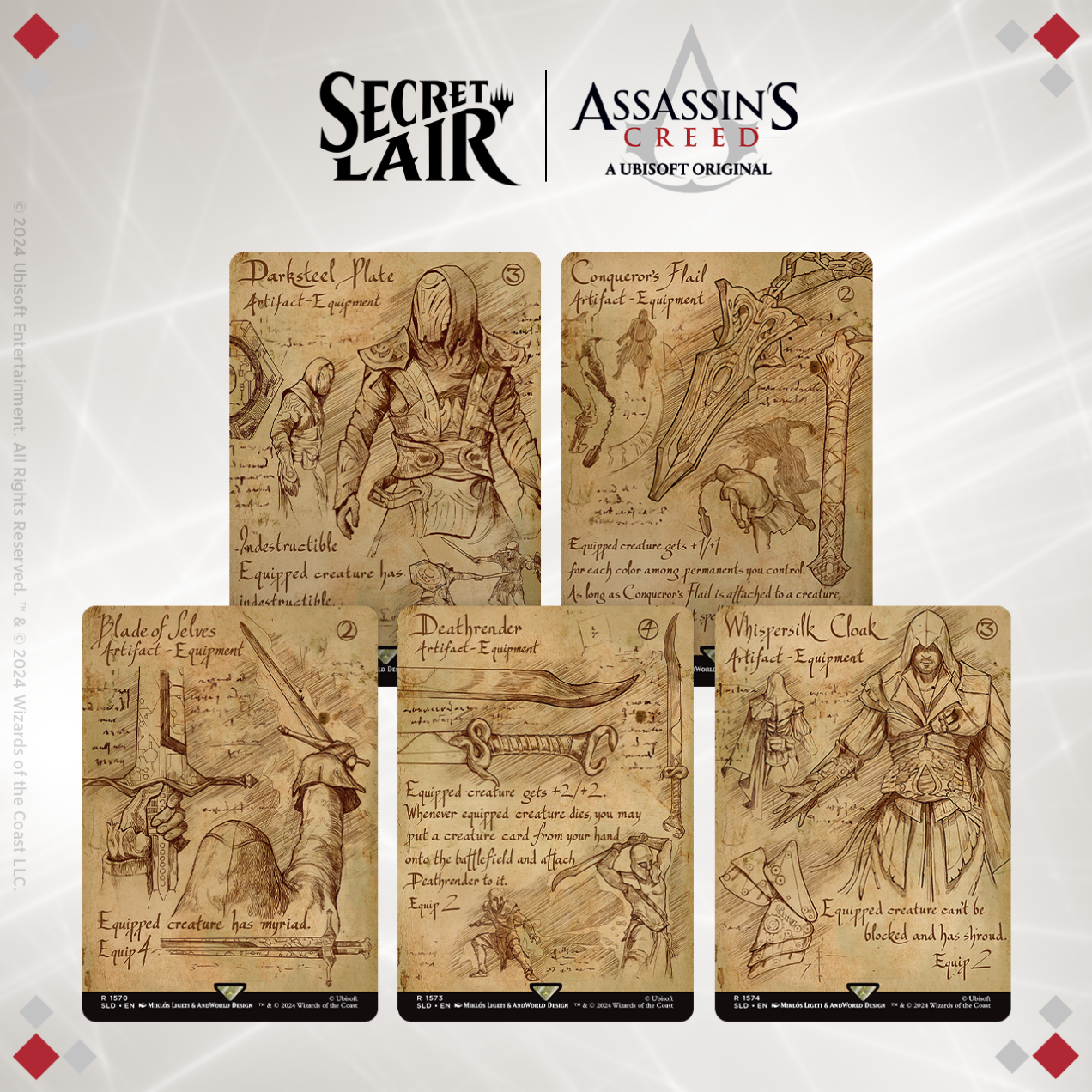 Secret Lair - Summer Superdrop 24 - Secret Lair X Assassin's Creed: Da Vinci's Designs [EN]