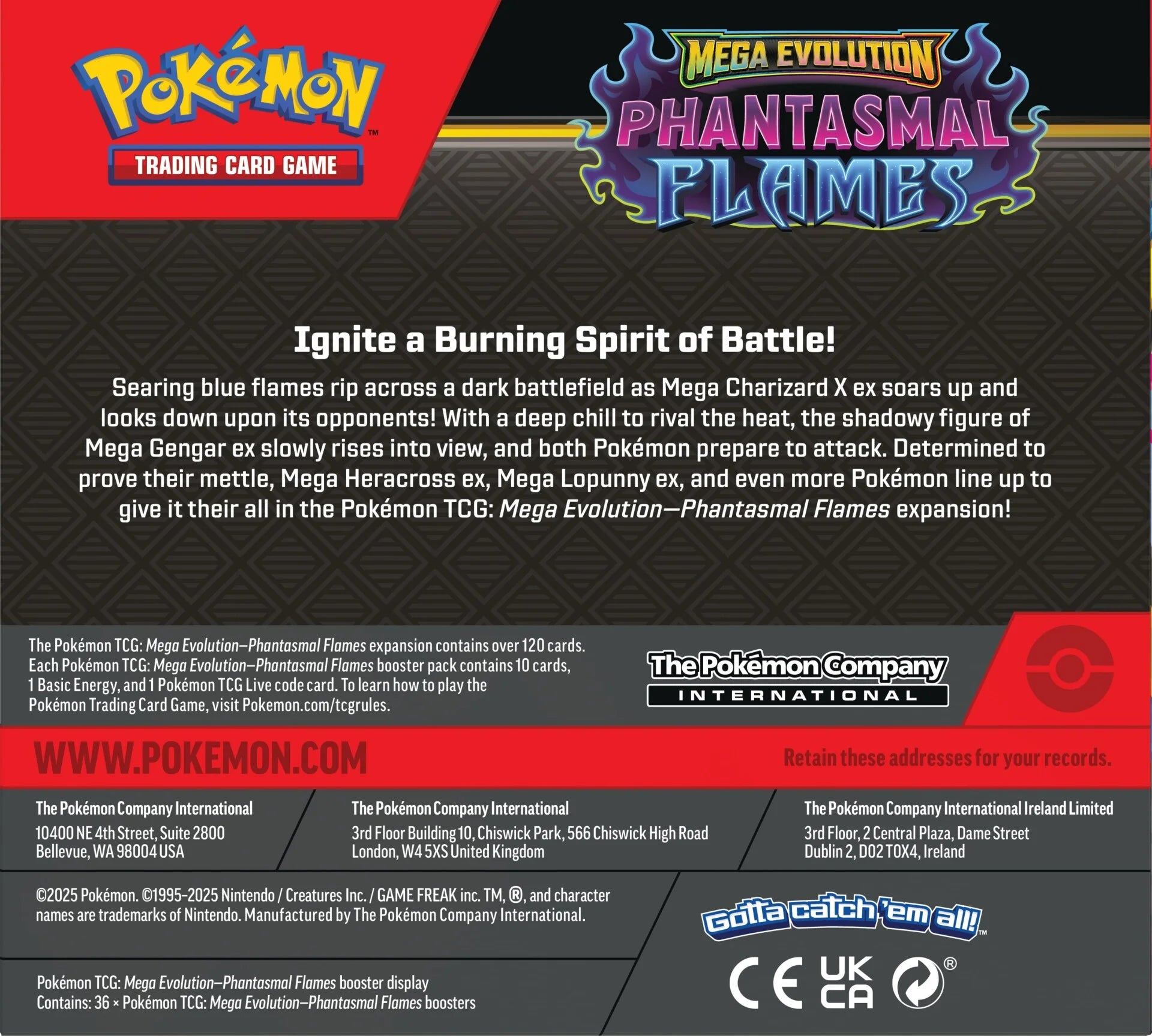 Pokmon - ME02 - Mega Evolution - Phantasmal Flames - Booster Display RyuLand GmbH Pokmon - ME02 - Mega Evolution - Phantasmal Flames - Booster Display RyuLand GmbH