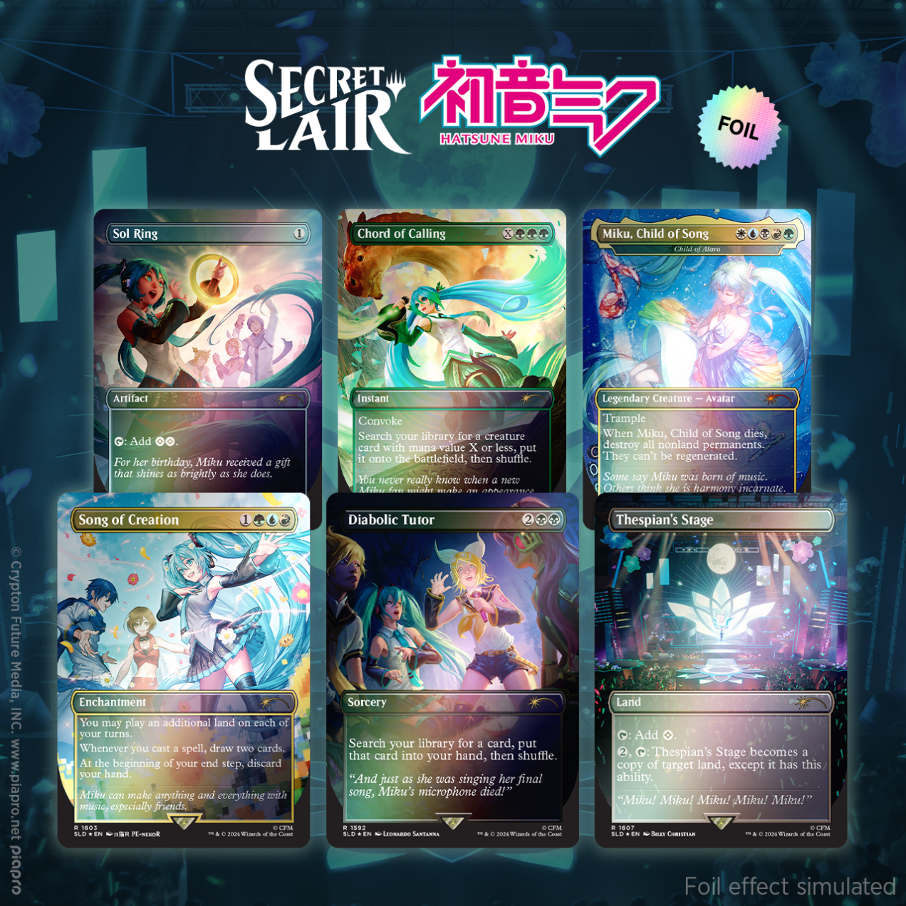 Secret Lair - Summer Superdrop 24 - Secret Lair X Hatsune Miku: Digital Sensations