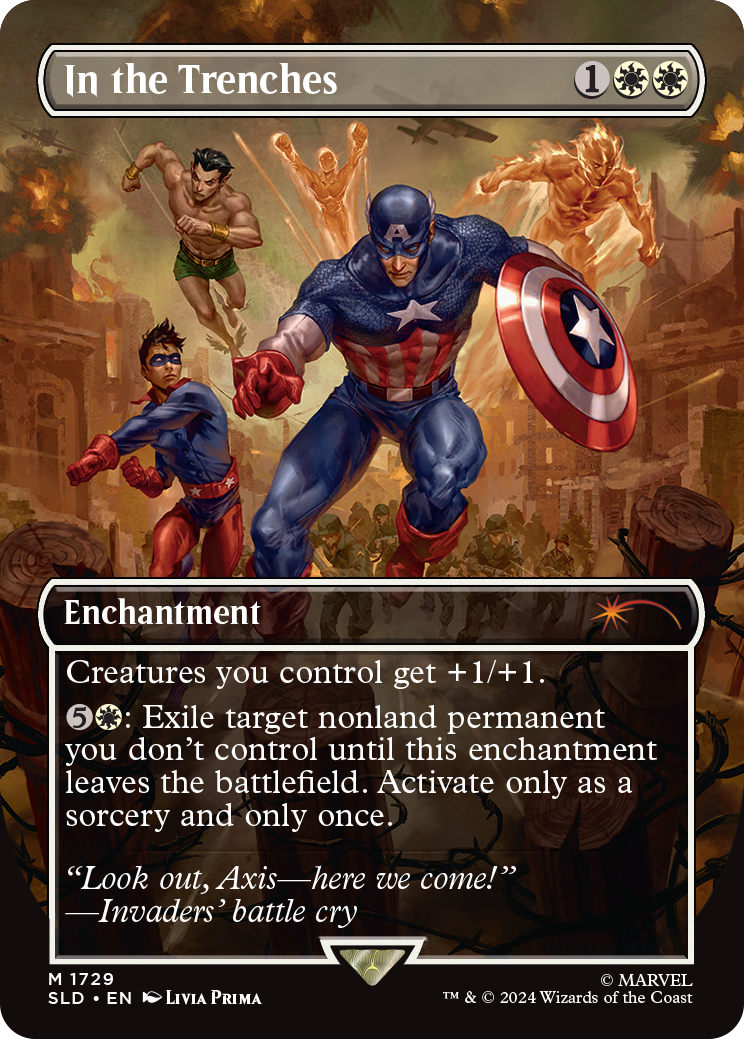 Secret Lair x Captain Marvel's America | Marvel Foil Edition