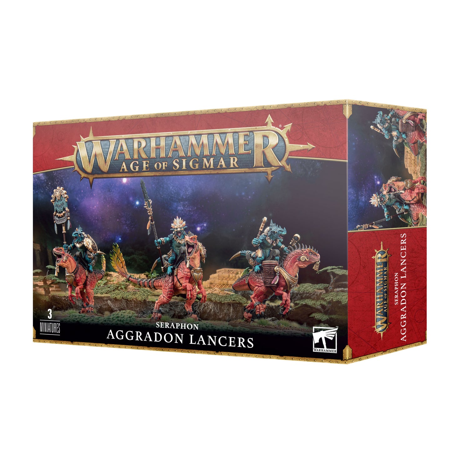 Warhammer: Age of Sigmar - Seraphon - Aggradon Lancers [EN]