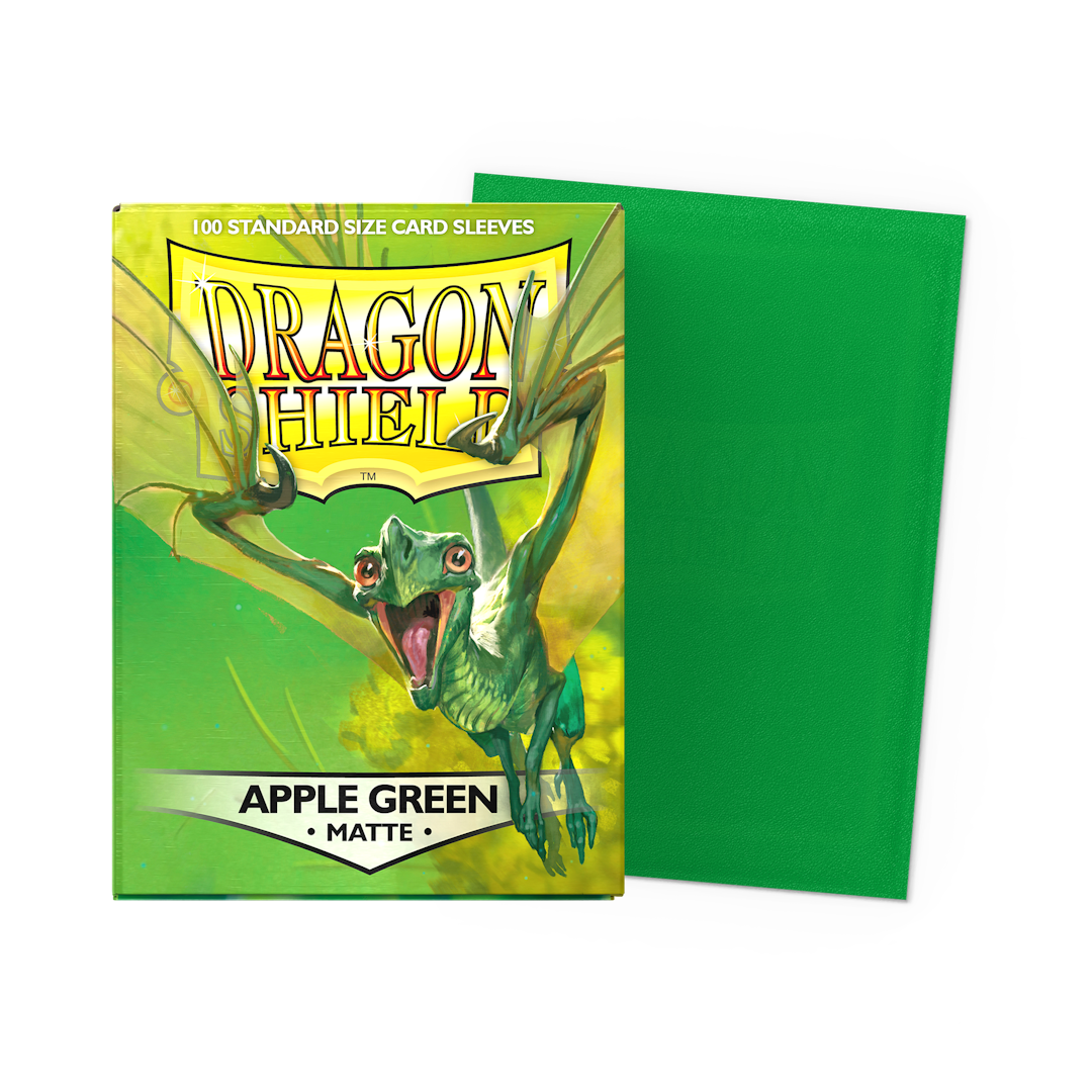 Dragon Shield Matte Sleeves - Apple Green - Standard Size (100)