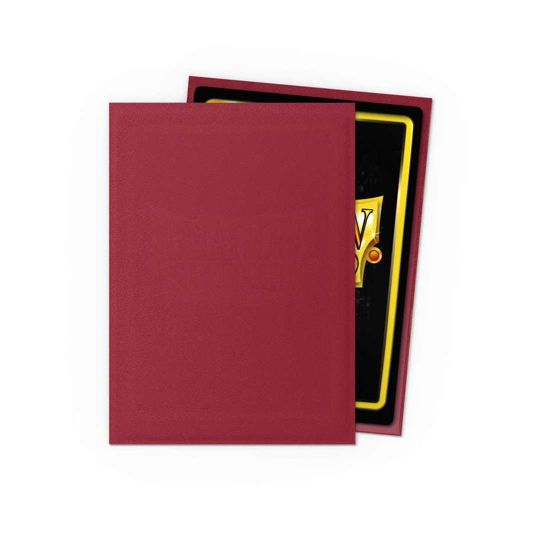 Dragon Shield Matte Sleeves - Crimson - Standard Size (100)