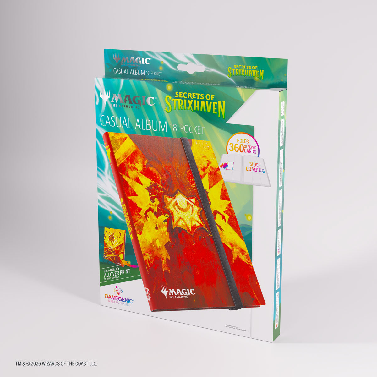 Gamegenic - SOS - Secrets of Strixhaven - Binder - Casual Album - 18 Pocket