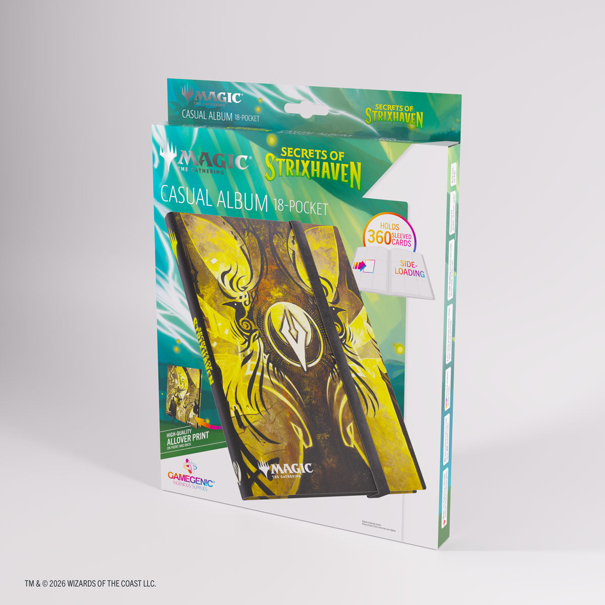 Gamegenic - SOS - Secrets of Strixhaven - Binder - Casual Album - 18 Pocket