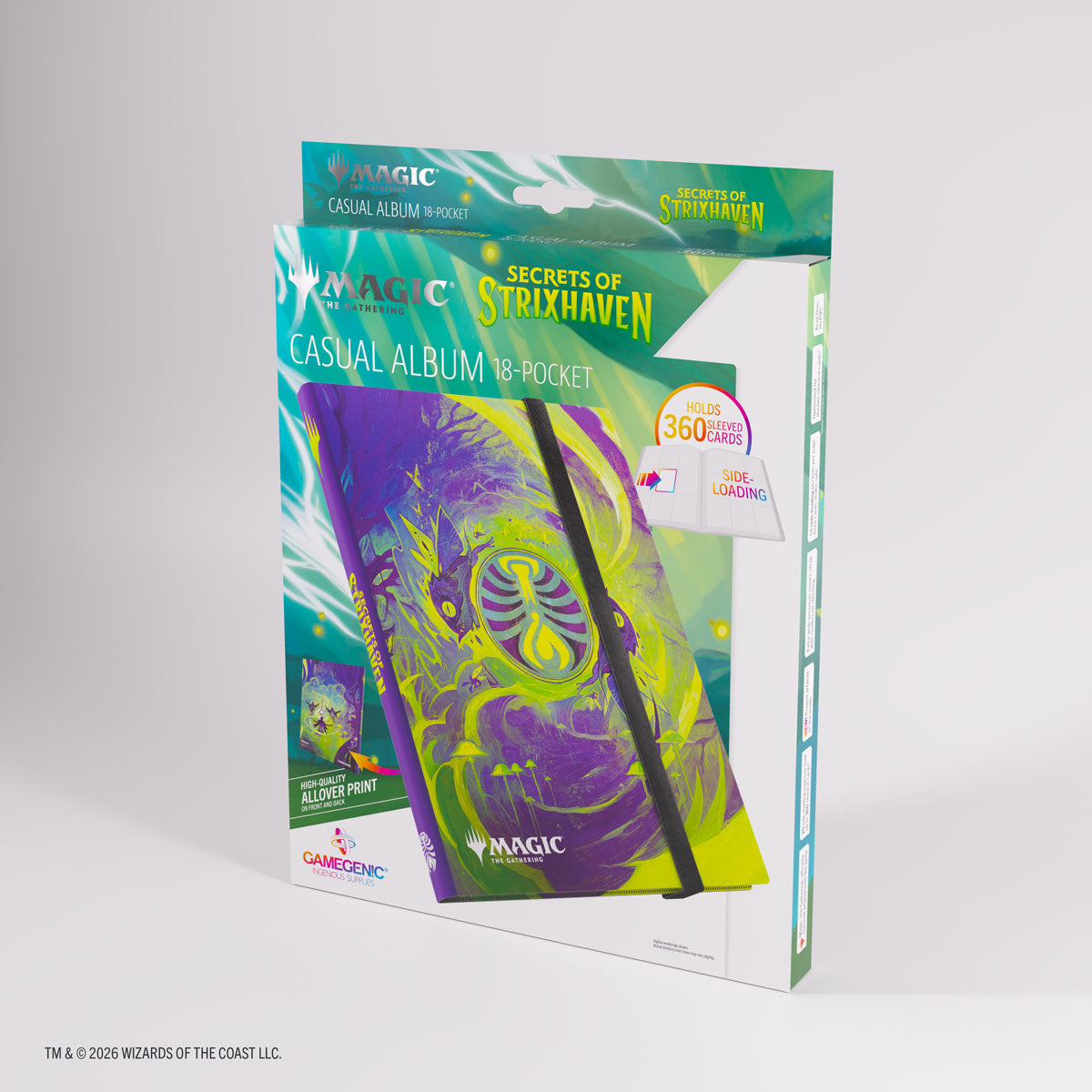 Gamegenic - SOS - Secrets of Strixhaven - Binder - Casual Album - 18 Pocket