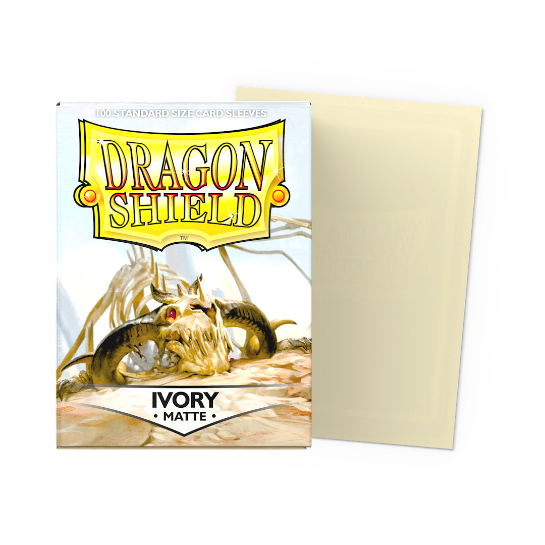 Dragon Shield Matte Sleeves - Ivory - Standard Size (100)