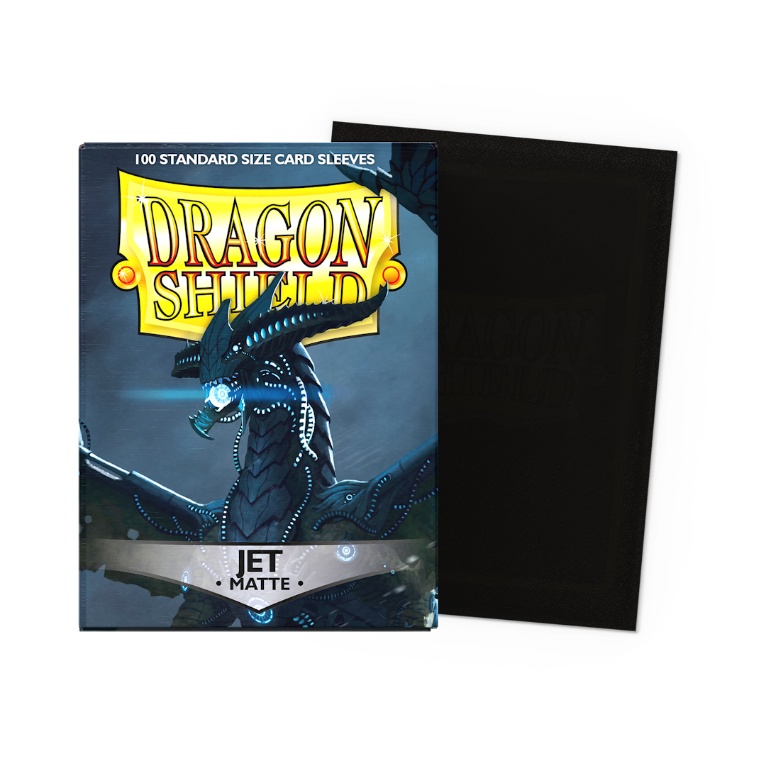 Dragon Shield Matte Sleeves - Jet - Standard Size (100)