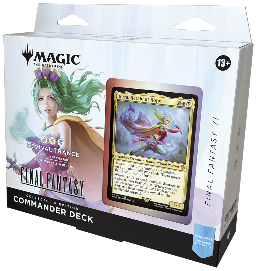 Mtg Ryu Commander Card Magic: The Gathering - Final Fantasy - Collector Commander Deck ...