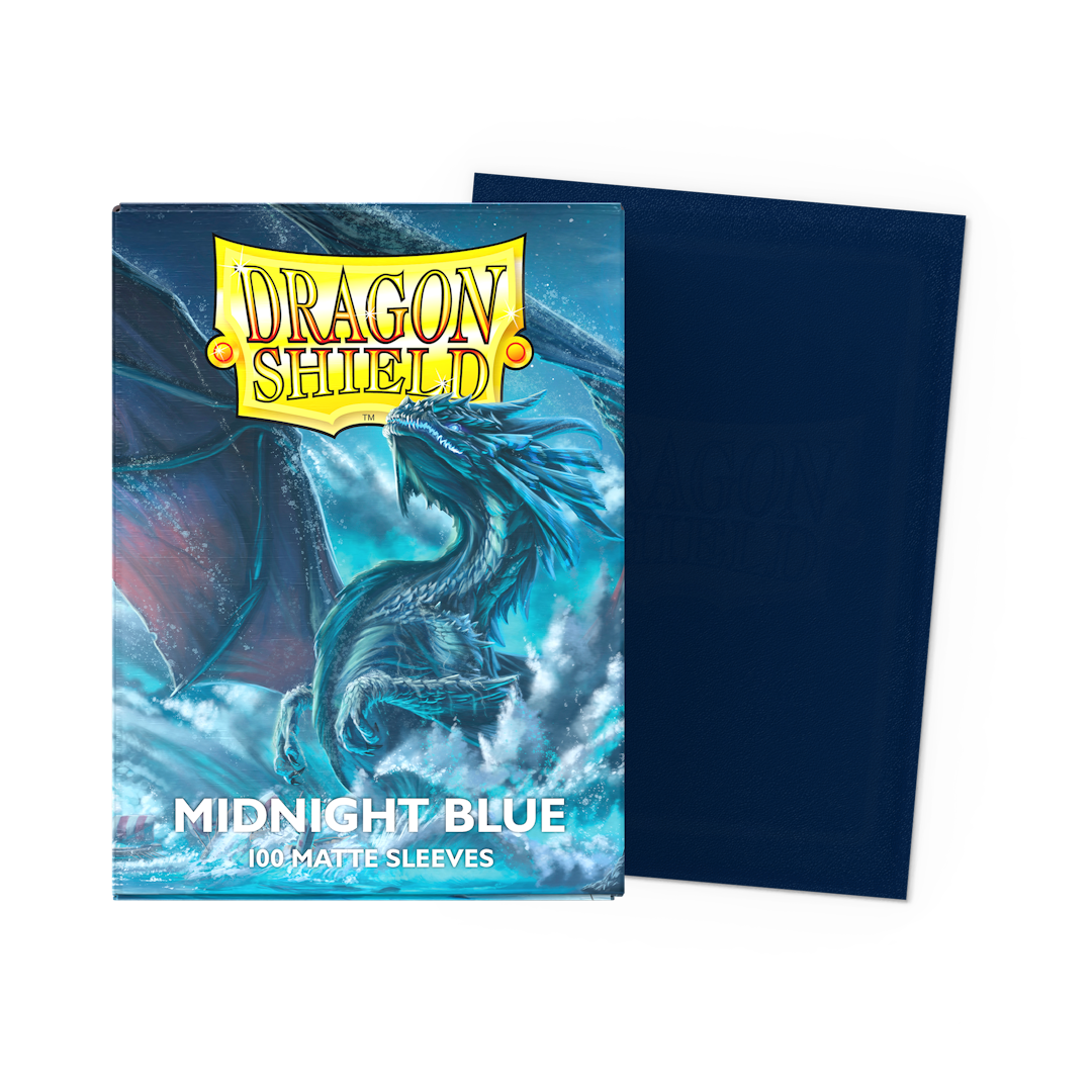 Dragon Shield Matte Sleeves - Midnight Blue - Standard Size (100)