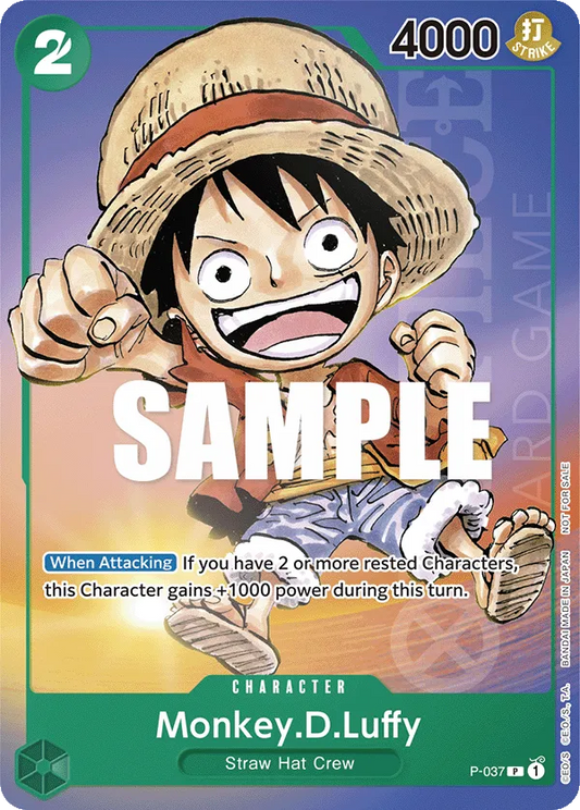 One Piece - Promo - Monkey D. Luffy - P-037 [JP]