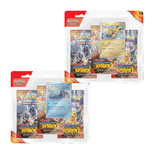 Pokémon - Surging Sparks - SV8 - 3-Pack Blister [EN]