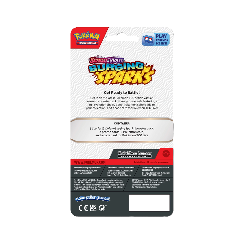 Pokémon - Surging Sparks - SV8 - Premium Checklane Blister [EN]