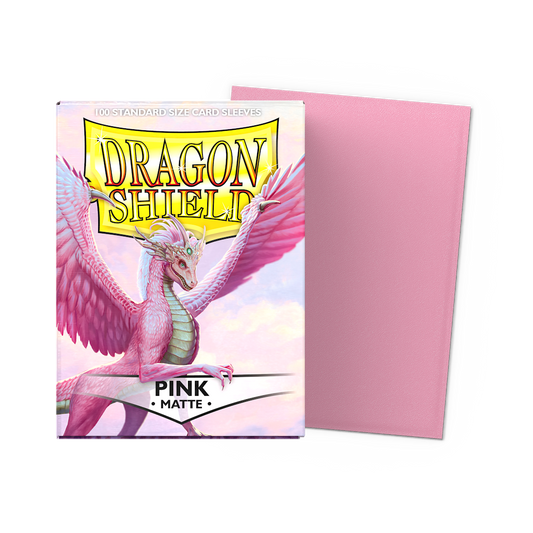 Dragon Shield Matte Sleeves - Pink - Standard Size (100)