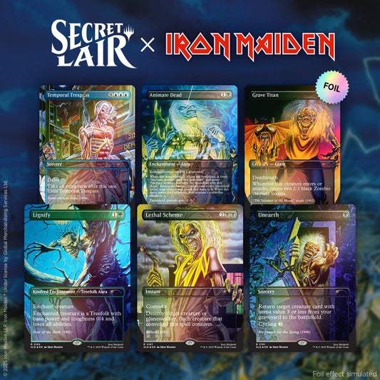 Secret Lair - Iron Maiden - Album Art