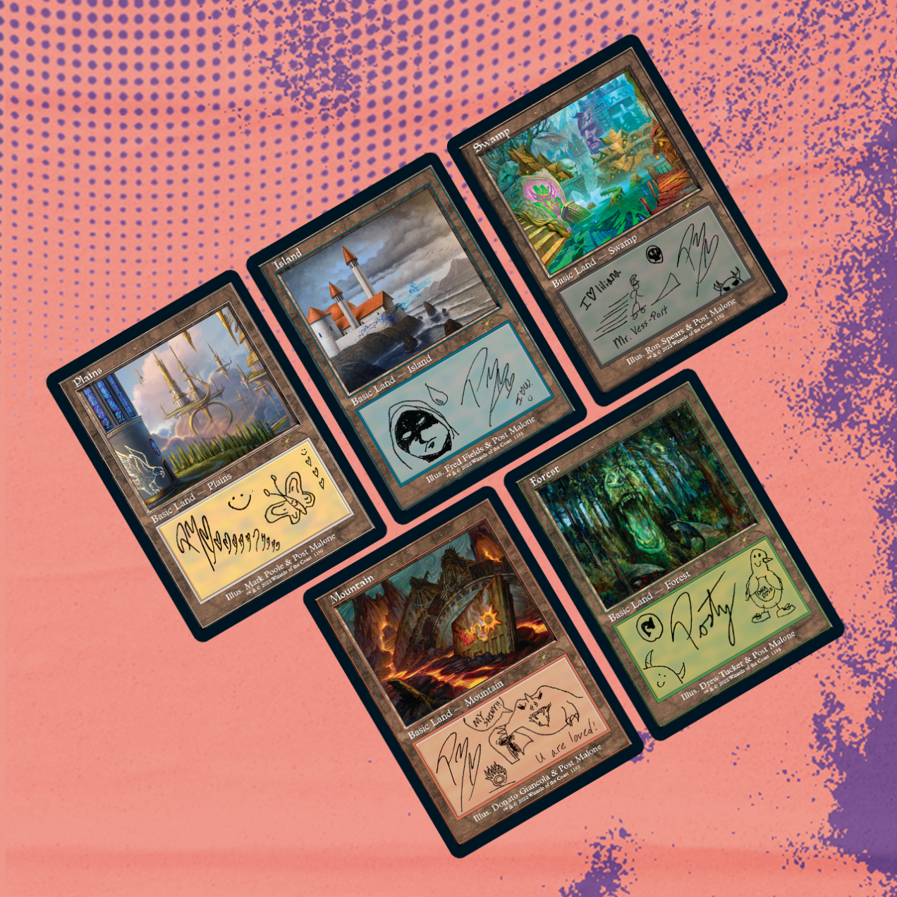Secret Lair - October Superdrop 2022 - Secret Lair x Post Malone: The Lands [EN]