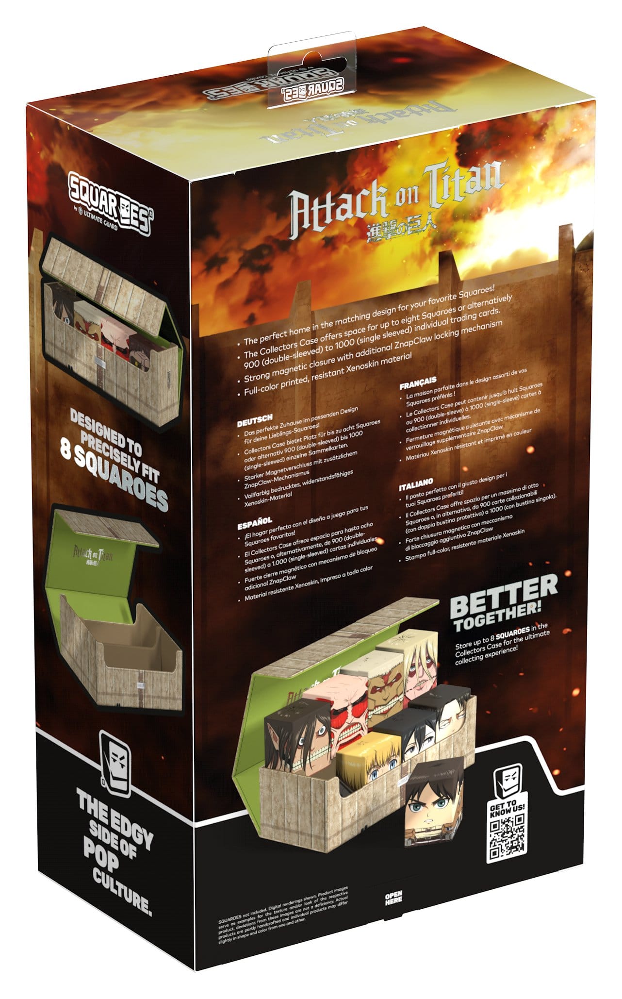 Ultimate Guard - Squaroes - Attack on Titan - Collectors Case [800]