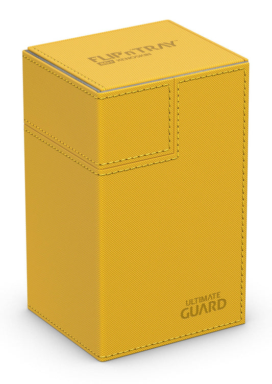 Ultimate Guard - Flip`n`Tray 80+ XenoSkin Deck Box - Amber