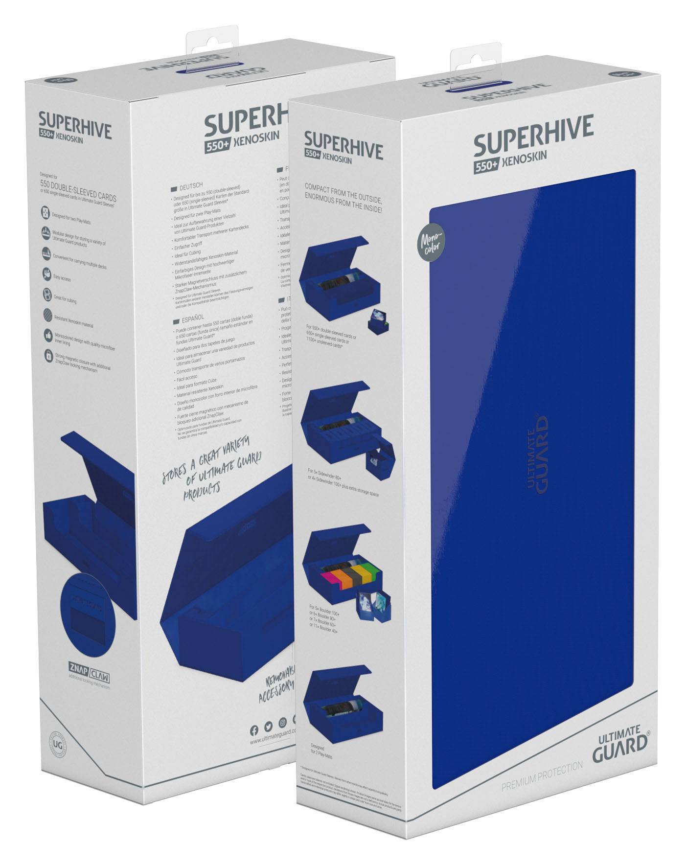 Ultimate Guard - Superhive 550+ XenoSkin Deck Box - Blue