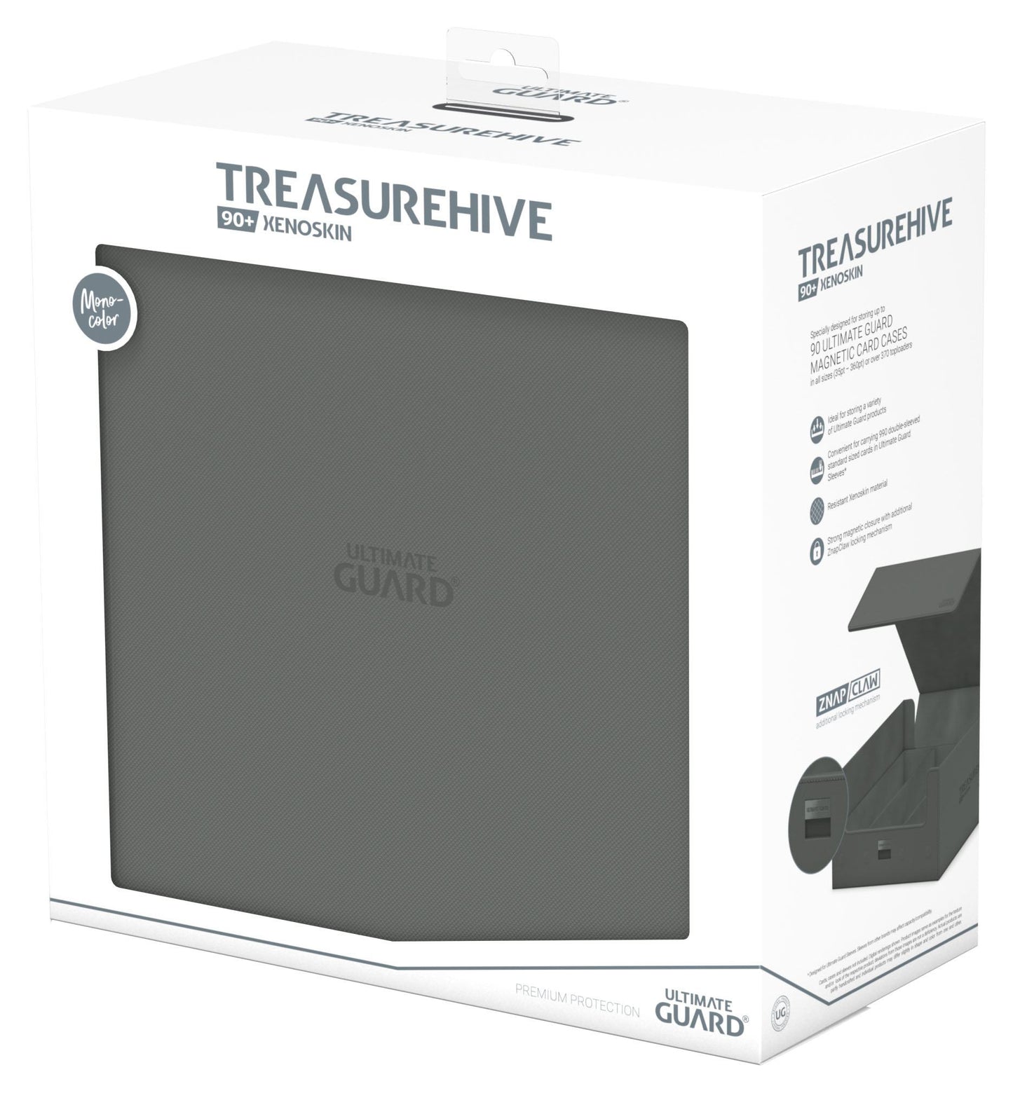 Ultimate Guard - Treasure Hive 90+ XenoSkin Deck Box - Grey