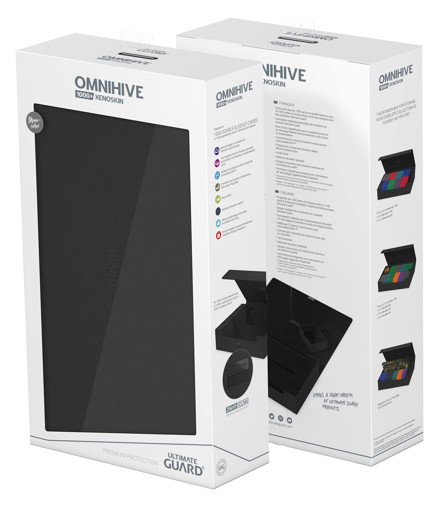 Ultimate Guard - Omnihive 1000+ XenoSkin Deck Box - Black