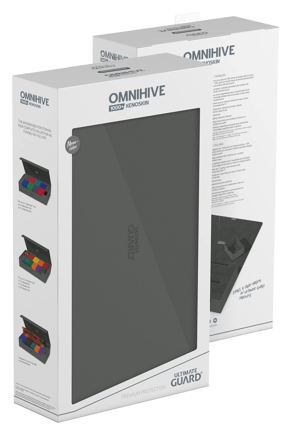 Ultimate Guard - Omnihive 1000+ XenoSkin Deck Box - Grey