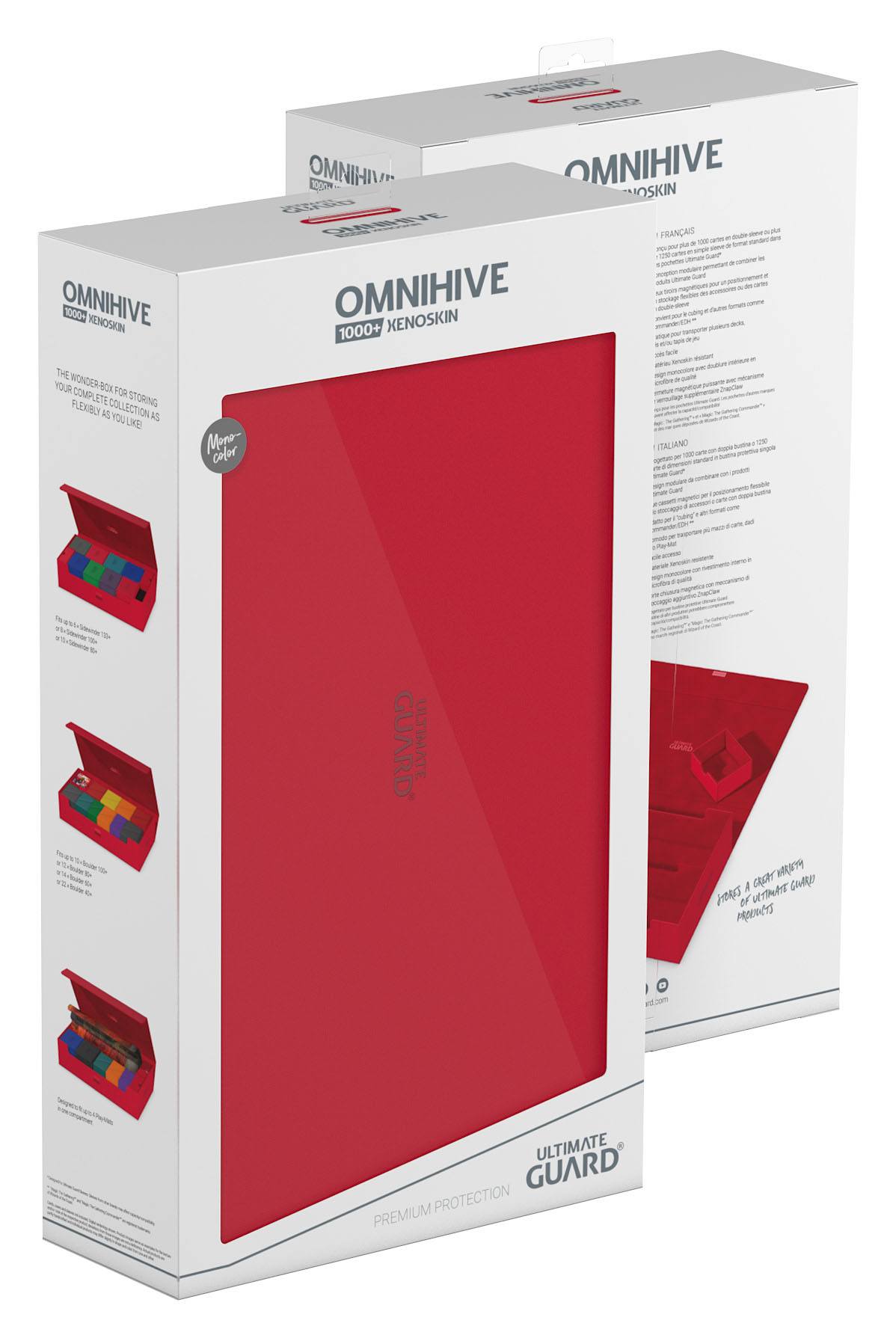 Ultimate Guard - Omnihive 1000+ XenoSkin Deck Box - Red