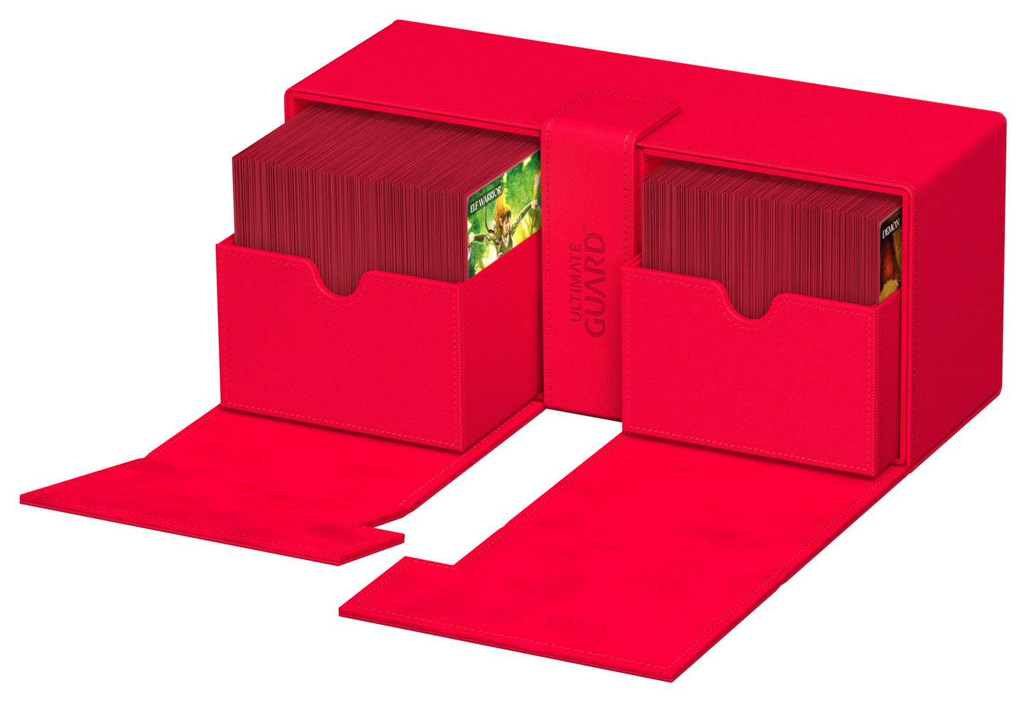 Ultimate Guard - Twin Flip`n`Tray 266+ XenoSkin Deck Box - Red