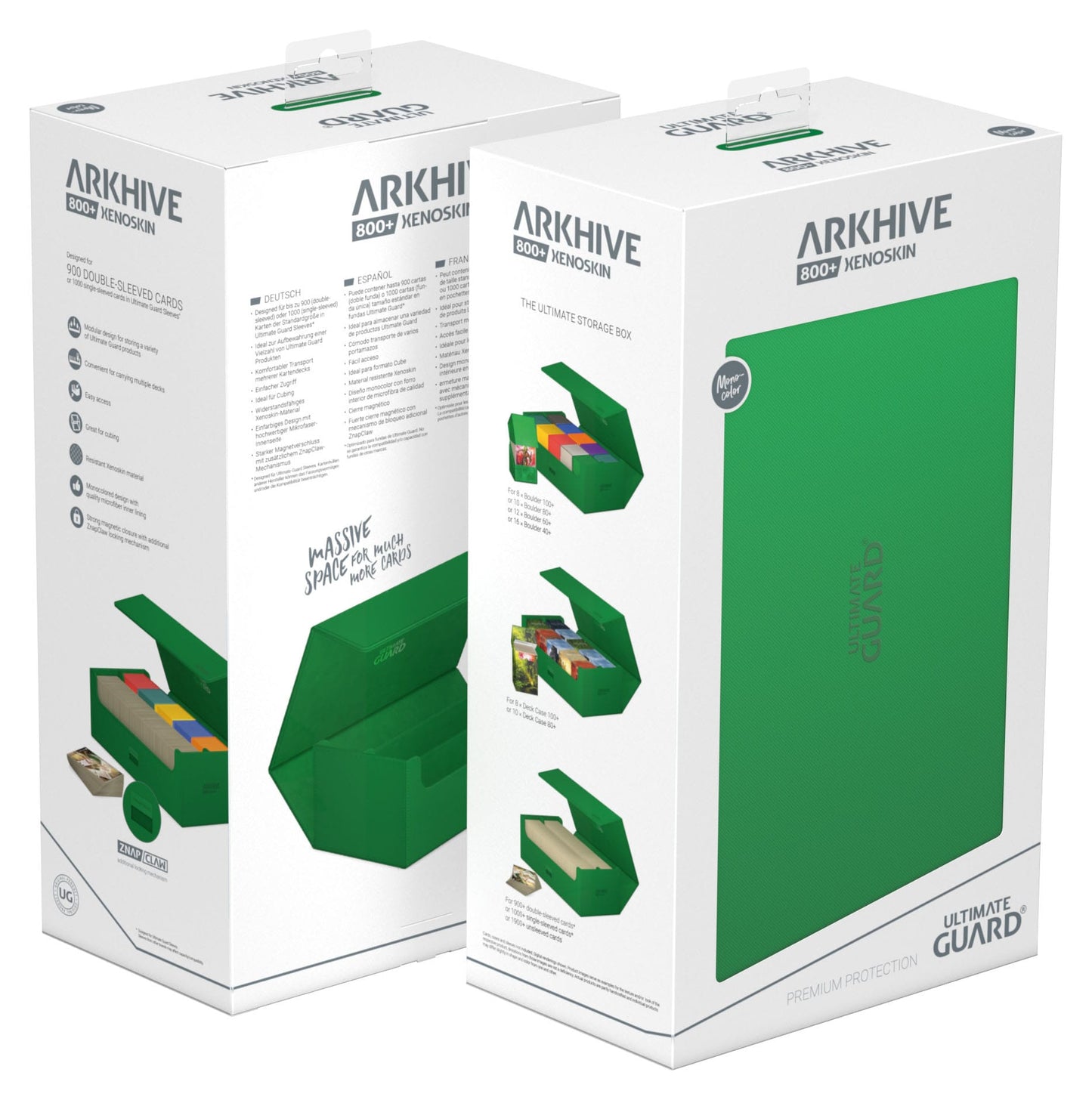 Ultimate Guard - Arkhive 800+ XenoSkin Deck Box - Green