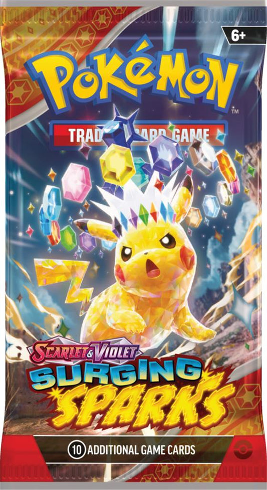 [Box Break] Pokémon - Surging Sparks - SV8 - Booster [DE]