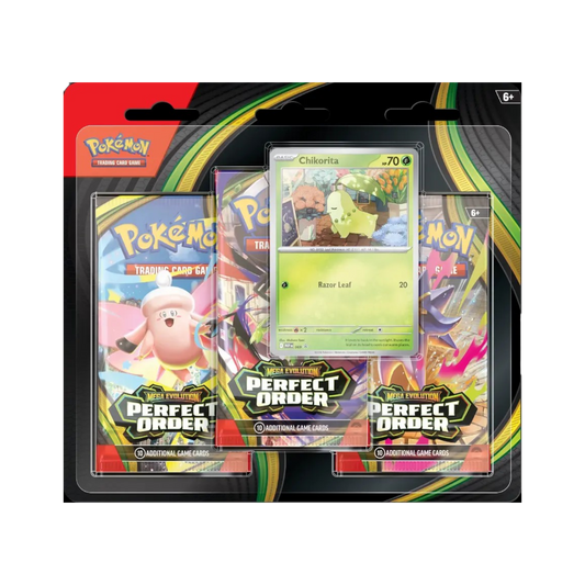 Pokémon - ME03 - Mega Evolution - Perfect Order - 3-Pack Blister